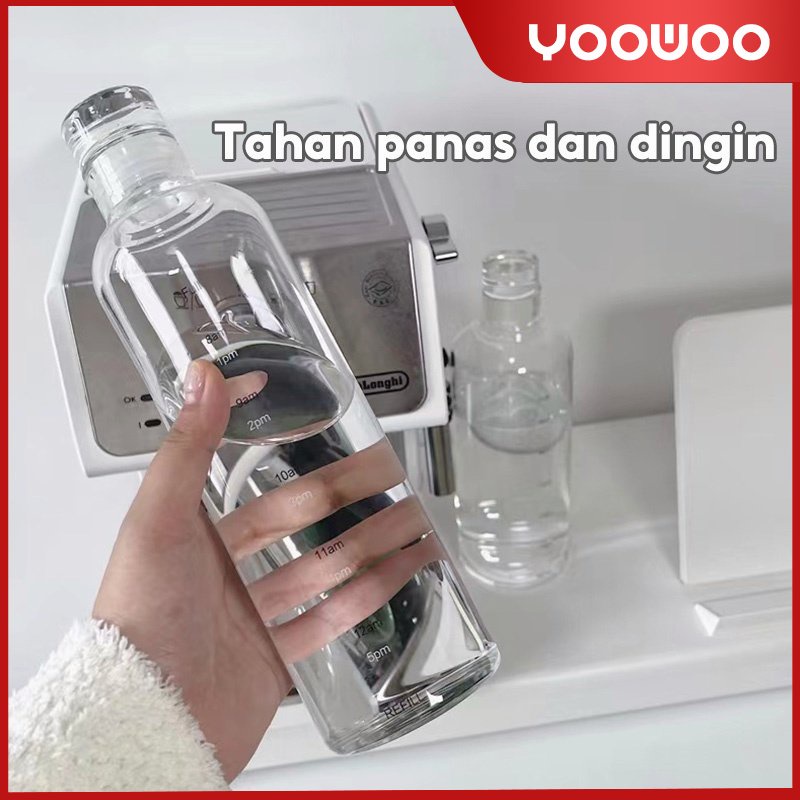 Botol minum 500ml &amp; 750ml / botol transparan / botol olahraga / botol portable