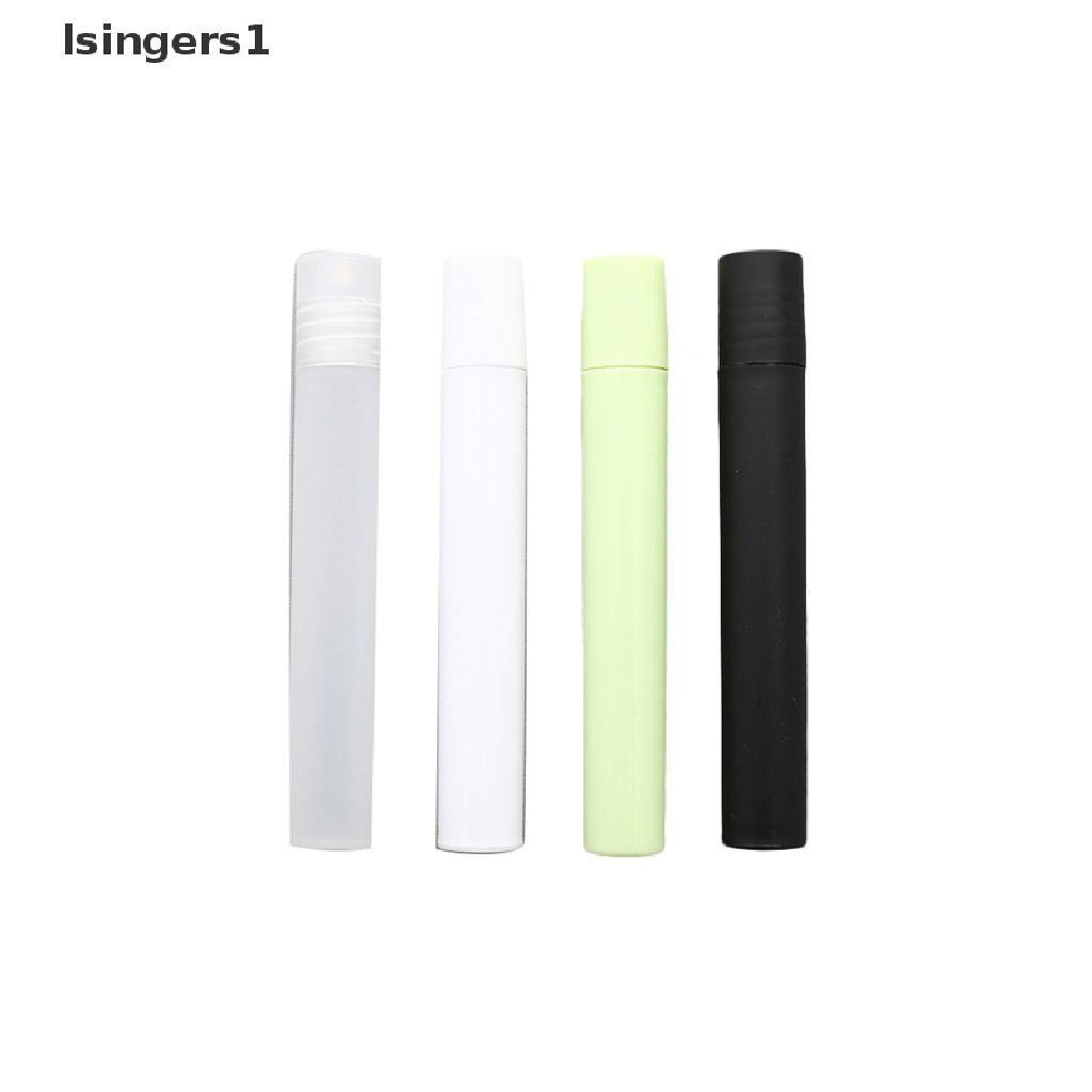 [lsingers1] 10ml Botol Roll Roller Ball Kosong Wadah Minyak Stainless Steel Plastik Butik