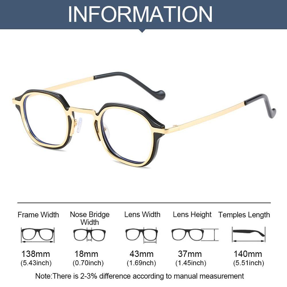 R-flower Anti-Blue Light Kacamata Fashion Portable Pelindung Mata Ultra Light Frame