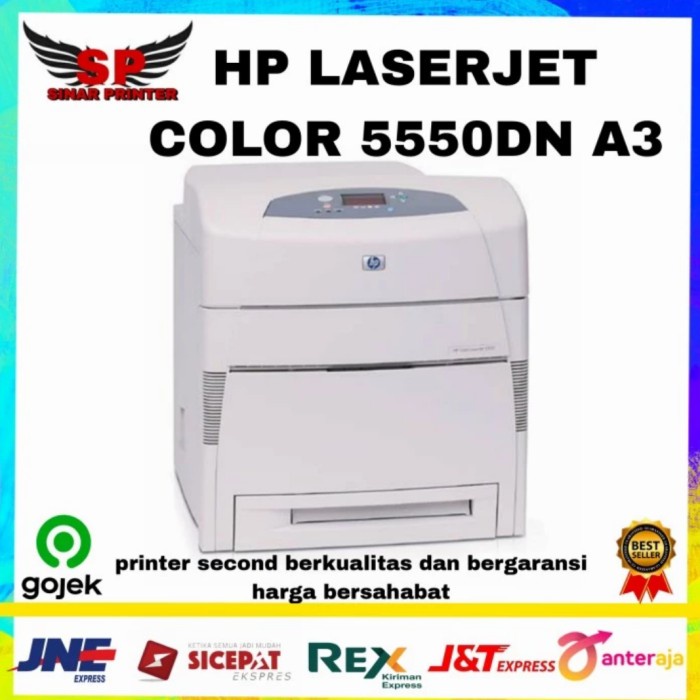 Printer Color Hp Laserjet 5550dn a3 siap pakai