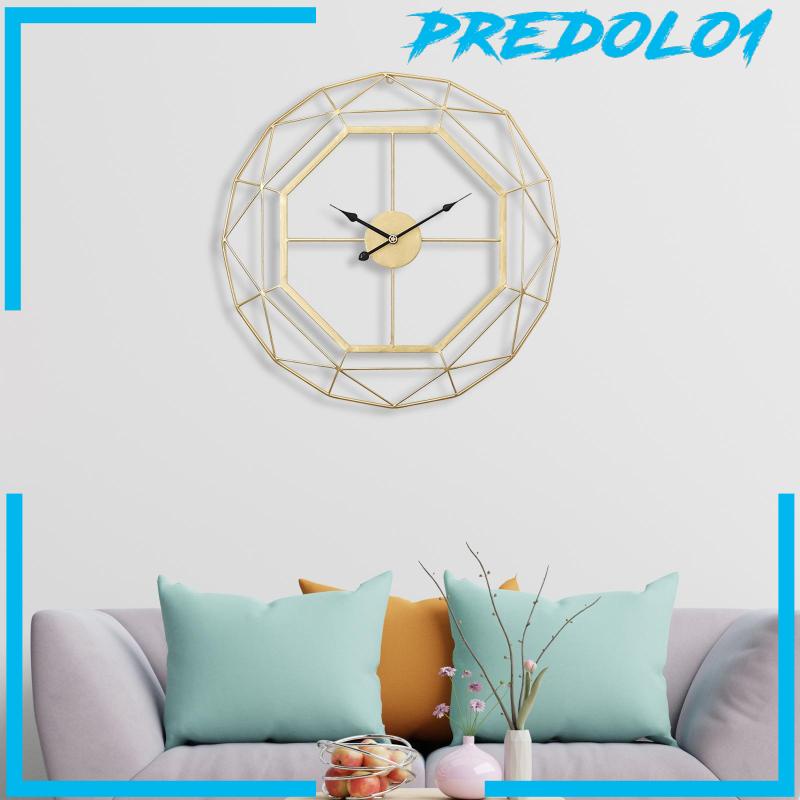 [Predolo1] Jam Dinding Besar Ornamen Non Detak Nordic Untuk Dapur Apartemen Lorong