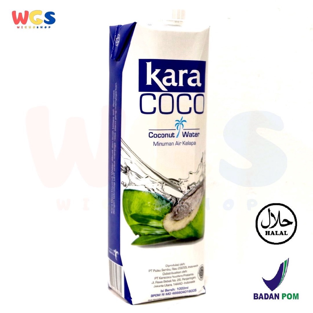 Kara Coco 100% Coconut Water 1000ml - Minuman Air Kelapa