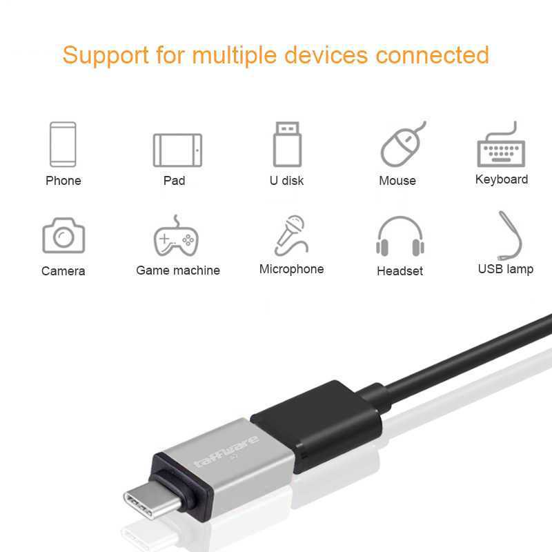 ( 100% BARANG ORI ) Taffware USB Type C to USB 3.1 OTG - A2