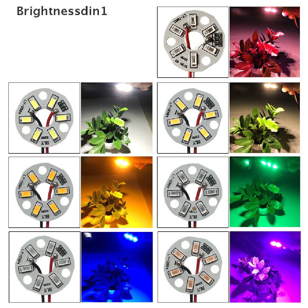 [Brightnessdin1] Kecerahan Tinggi LED 5730SMD 3W 5V Color Lamp Beads Night View Bohlam Hias Butik