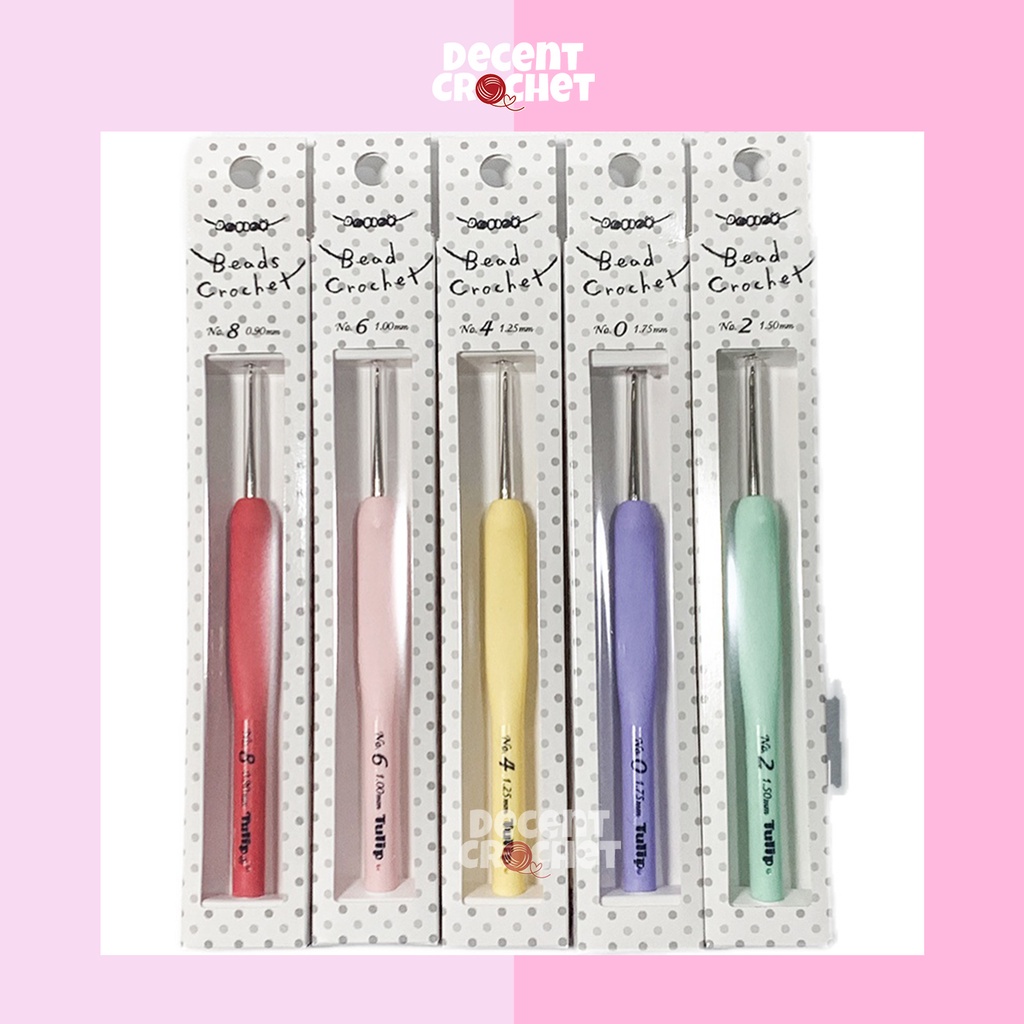 [SATUAN] Hakpen - Jarum Rajut - Tulip - Sucre Beads Crochet