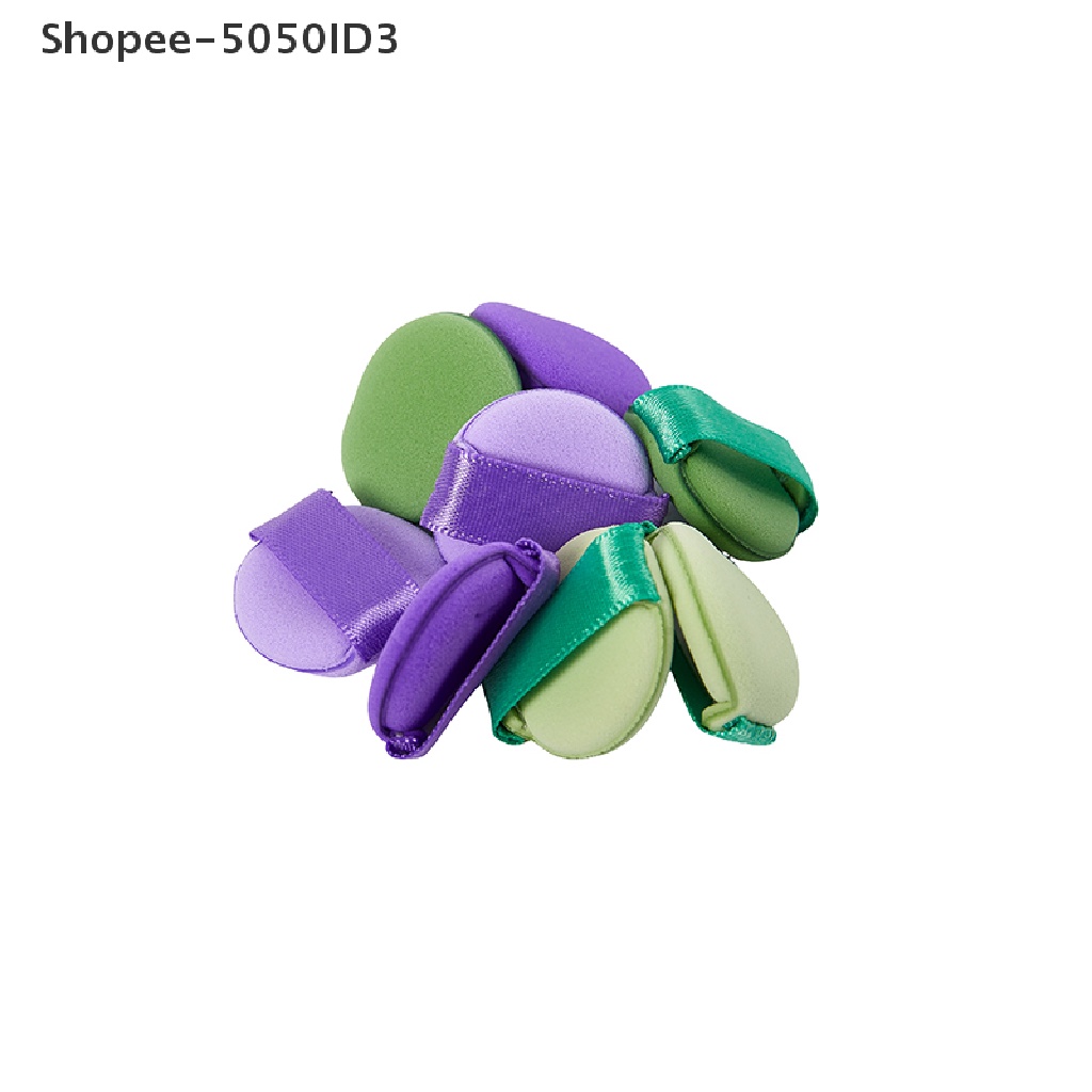 [HOT] 4/8pcs Puff Kosmetik Mini Bentuk Jari Jempol Air Cushion Spons Alat Makeup [ID]