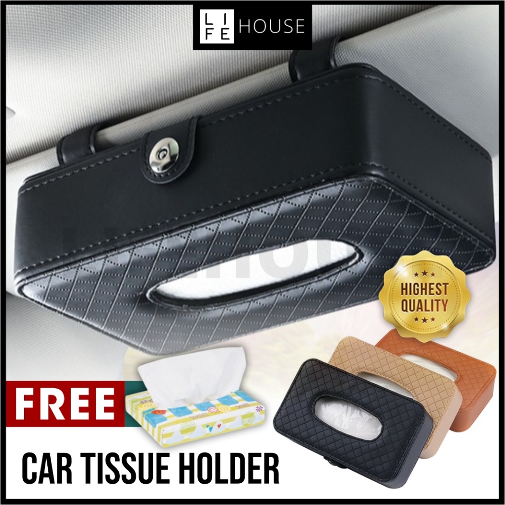 Tissue Box Car Tissue Box Holder Kotak Tisu Mobil tisu kereta Car tissue box holder tissue box cover for car