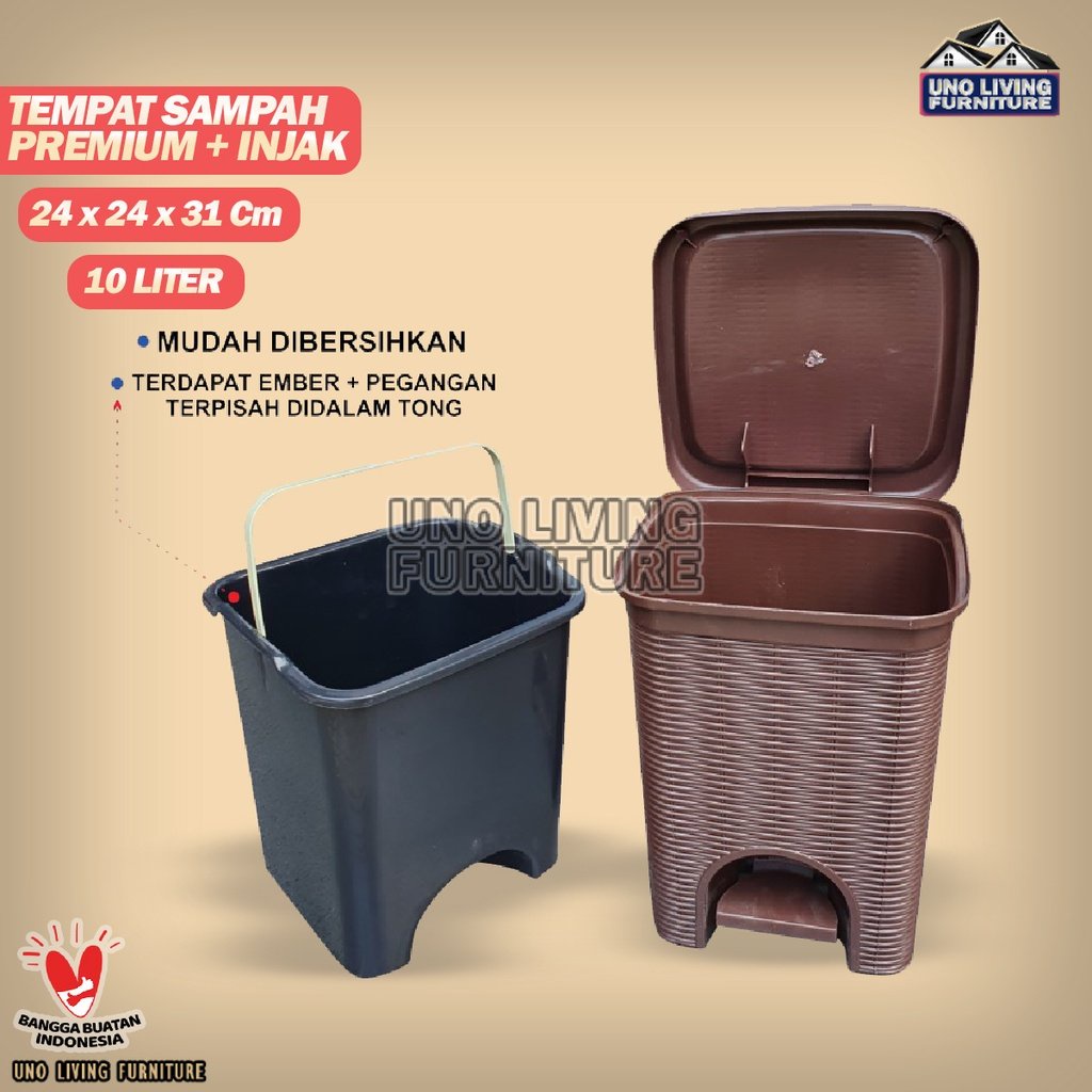 Tempat Sampah Tong Sampah Injak Tempat Sampah Tabitha Original Dust Bin 10 Liter