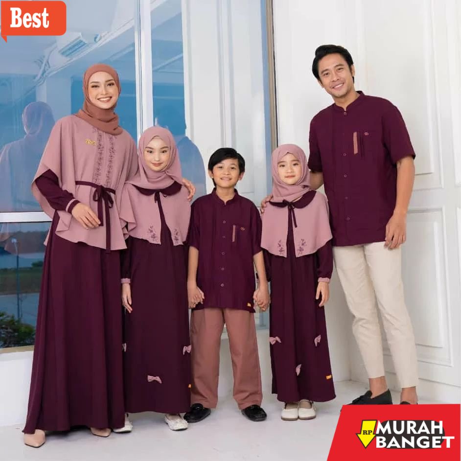 Baju model modern terbaru- BAJU SARIMBIT NIBRAS TERBARU GAMIS DRESS WANITA MUSLIM COUPLE LEBARAN 202