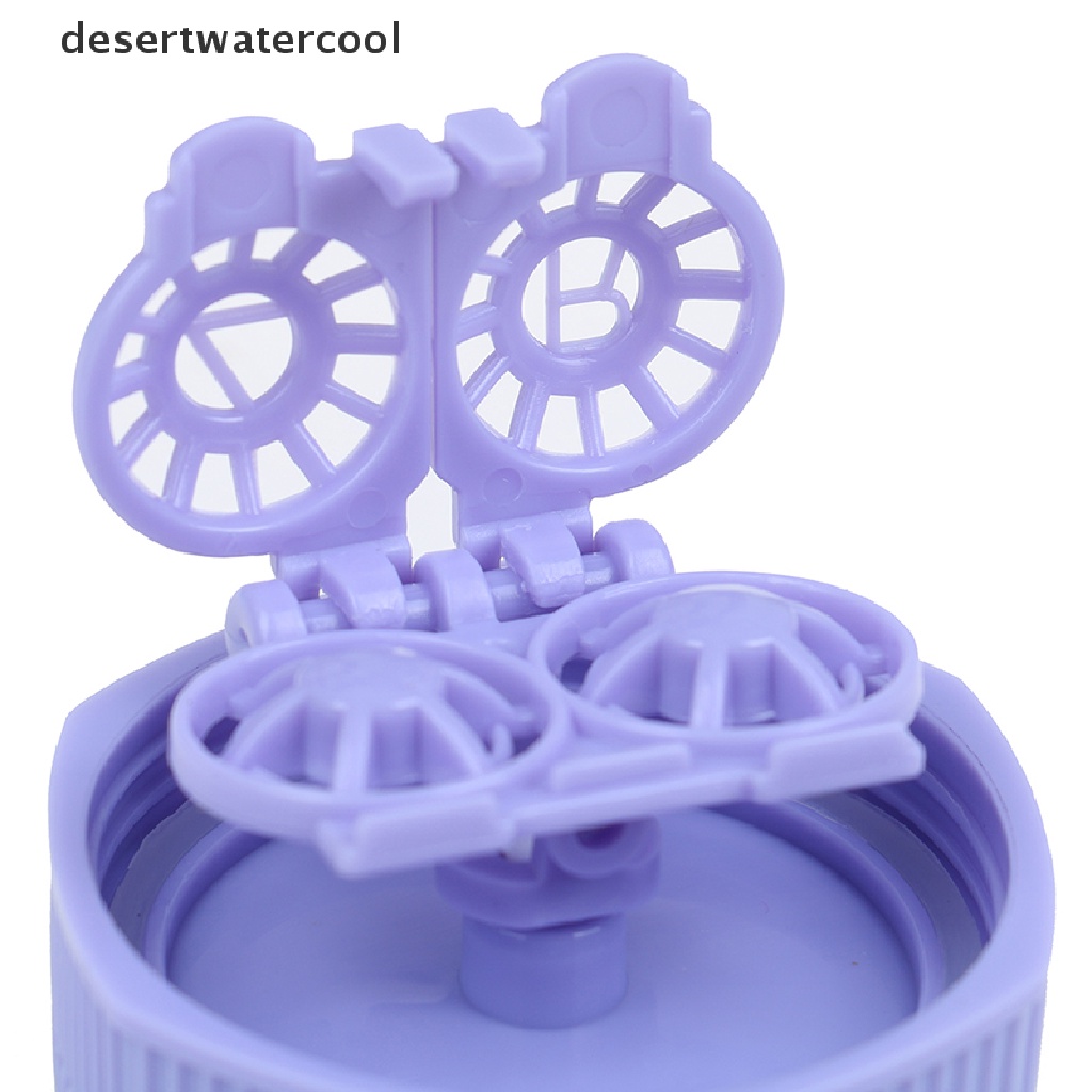 Deid 1X Kotak Case Pembersih Lensa Kontak Portable Rotasi Manual Washer Cleaning Travel Martijn