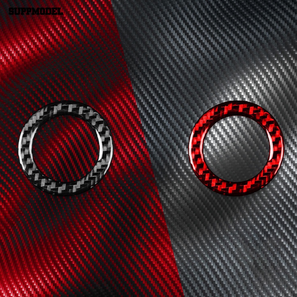 Suppmodel No Marking Tombol Mesin Stiker Penutup Cincin Mobil Styling Dekorasi Tahan Aus Untuk 13-19 Forester