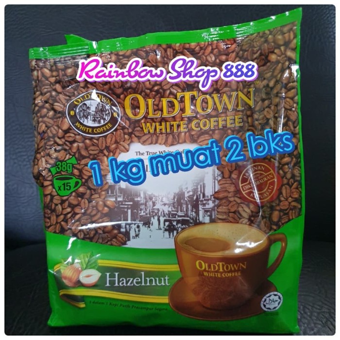 

[Ready Stock]bisa COD Old Town White coffee 3 in 1 Hazelnut kopi Malaysia