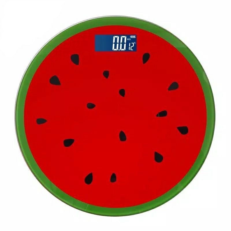 Timbangan Badan lucu /Timbangan Badan Digital Lucu Motif Buah 180kg grosir unik