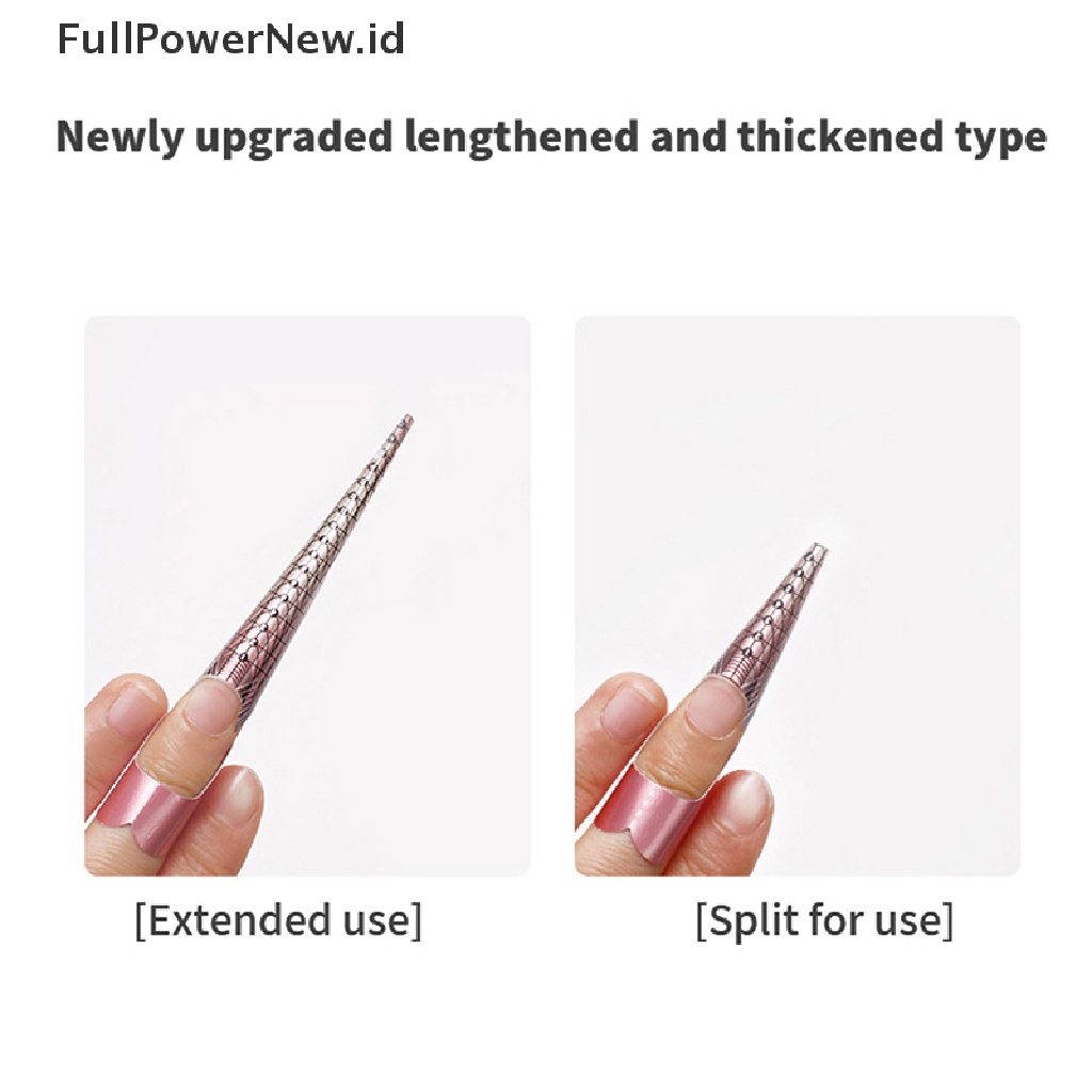 Power 100/300pcs Kertas Manicure Bentuk Kuku Ekstensi Bentuk Panduan Manicure Tools ID