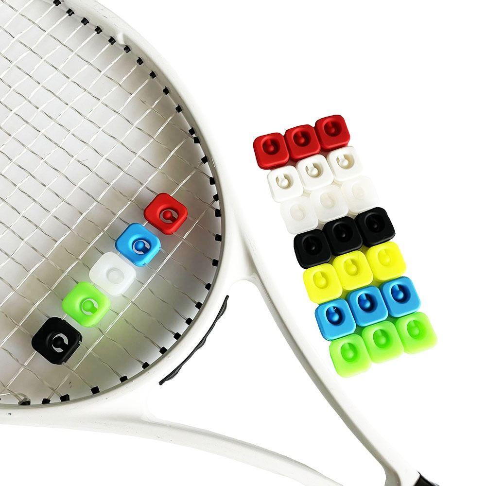 Nanas 5PCS Raket Tenis Shockproof Lembut Mengurangi Getaran Perlengkapan Olahraga Peredam Silikon