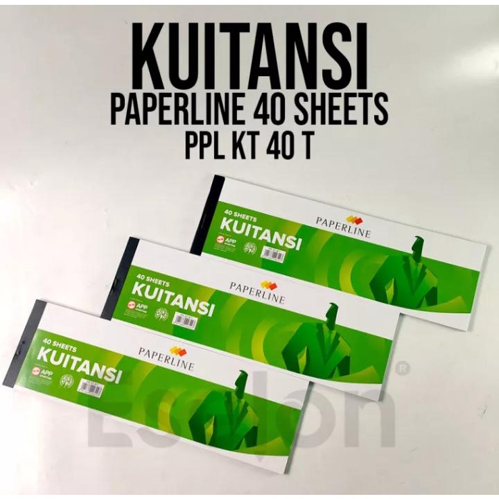 

AS888 - KUITANSI PAPERLINE / BUKU KWITANSI PAPERLINE UKURAN SEDANG KT40T