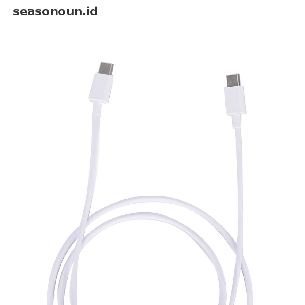 Seasonoun Type-C 3.1 Male to USB-C Male Charger Fast Charging Sync Kabel Listrik Data.