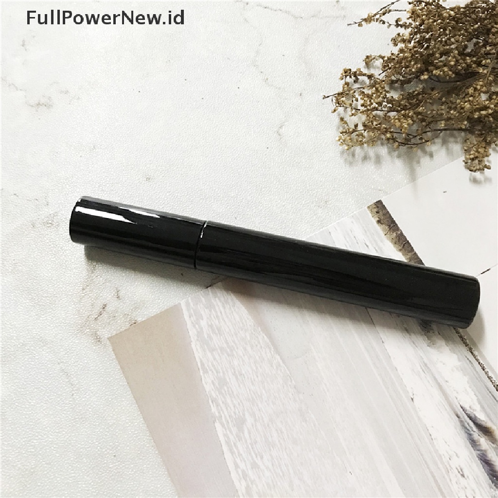 Power Portable Tabung Maskara Kosong Eyelash Bottle Wadah Botol Cairan Tutup Hitam ID