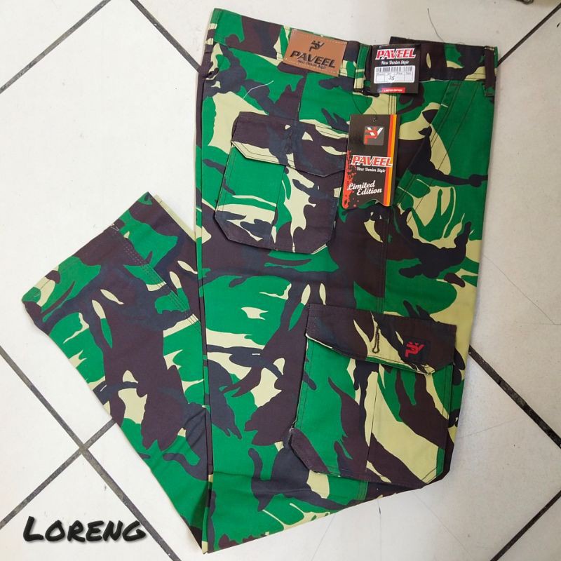 YANG LAGI HITS!! Celana cargo army panjang Pria Army Loreng ufc venum