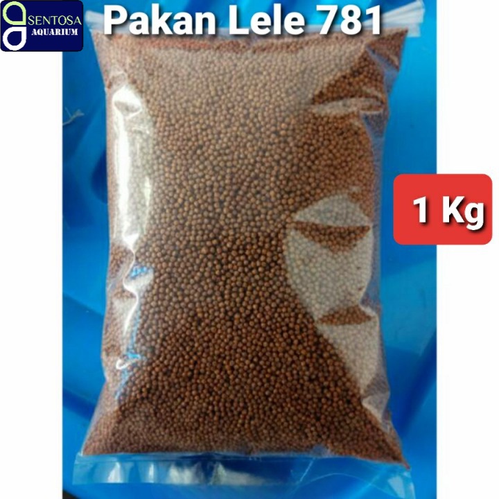 Pakan Ikan 781 Makanan Pelet Ikan Lele Nila Gurame Repack 1kg Protein tinggi