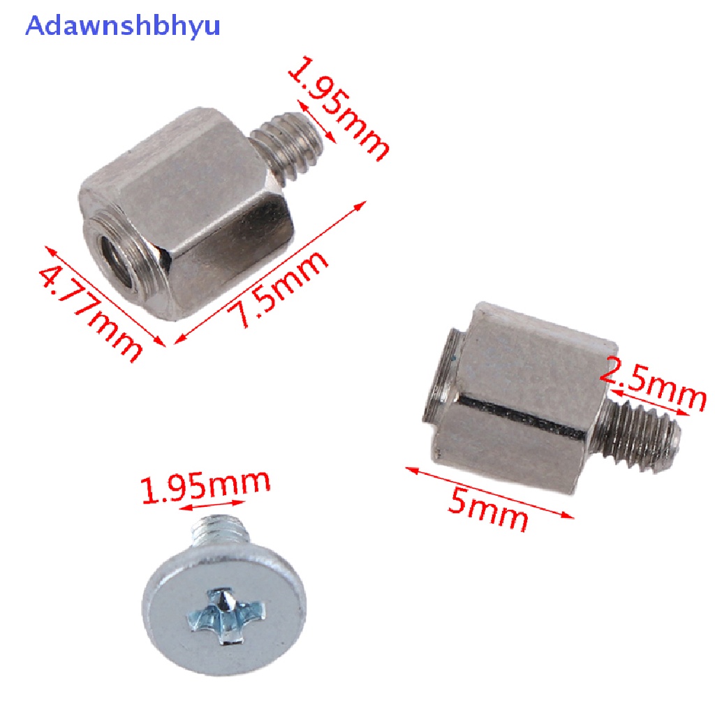 Adhyu 10Set Hand Tool Moung Stand Off Screw Hex Nut Untuk A-SUS M.2 SSD Motherboard ID