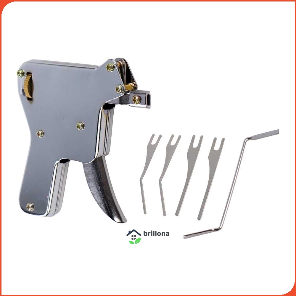 LiUSHi Alat Pembuka Gembok Pintu Lockpick Gun Locksmith Tool - LS-089