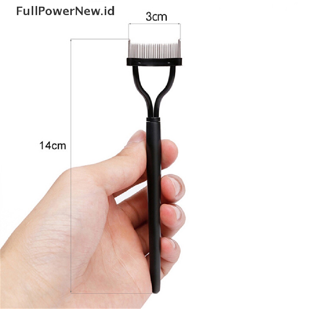 Power 1pc Kecantikan Makeup Eyelash Metal Brush Comb Lash Separator Maskara Lift Curl Alat ID