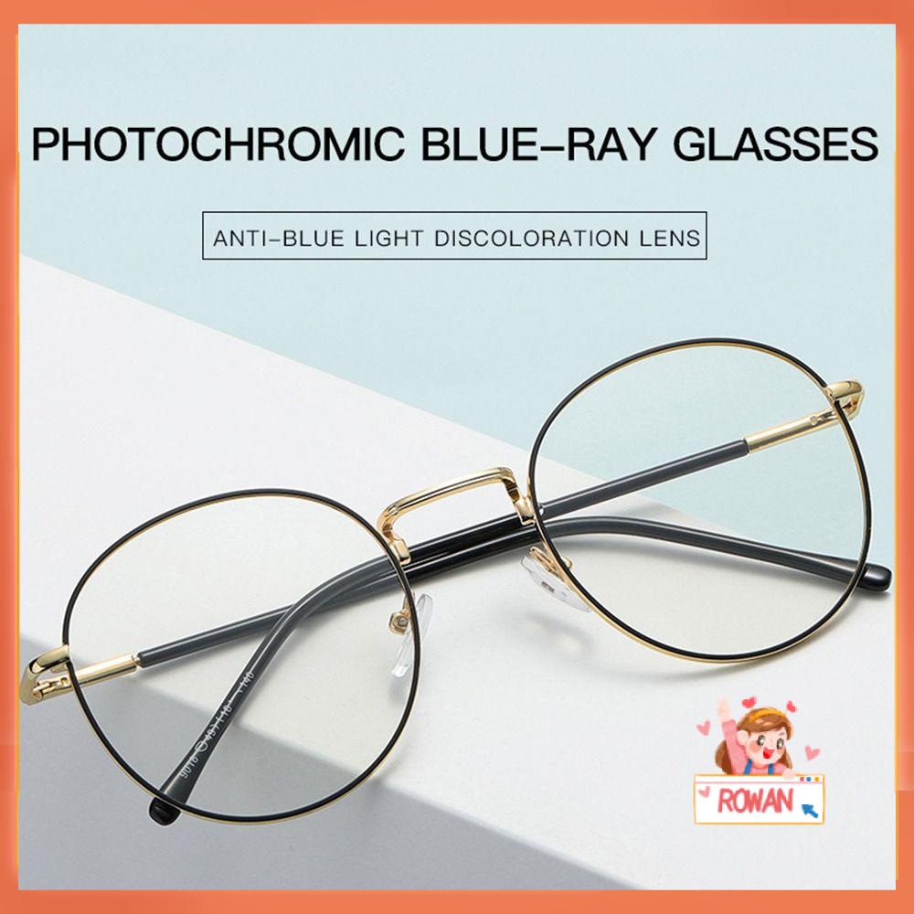 R-flower Anti-Blue Light Kacamata Pria Wanita Portable Pelindung Mata Ultra Light Frame