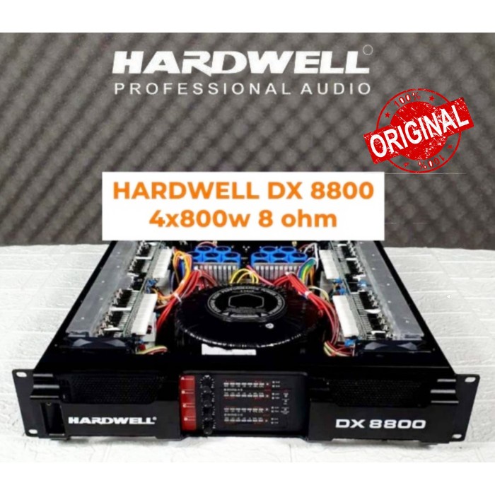 Power amplifier 4 channel professional hardwell dx 8800 / dx8800