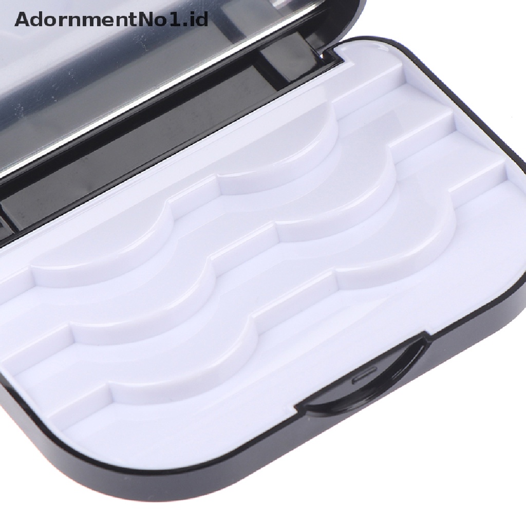 [AdornmentNo1] Makeup False Eyelashes Storage Organizer Box Travel Lashes Holder Case Contan [ID]