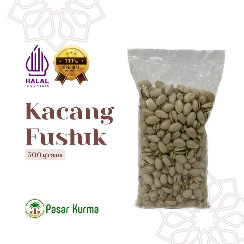 

TEBUS MURAH Kacang Fustuk Pistachio 500gr PREMIUM Kacang Arab