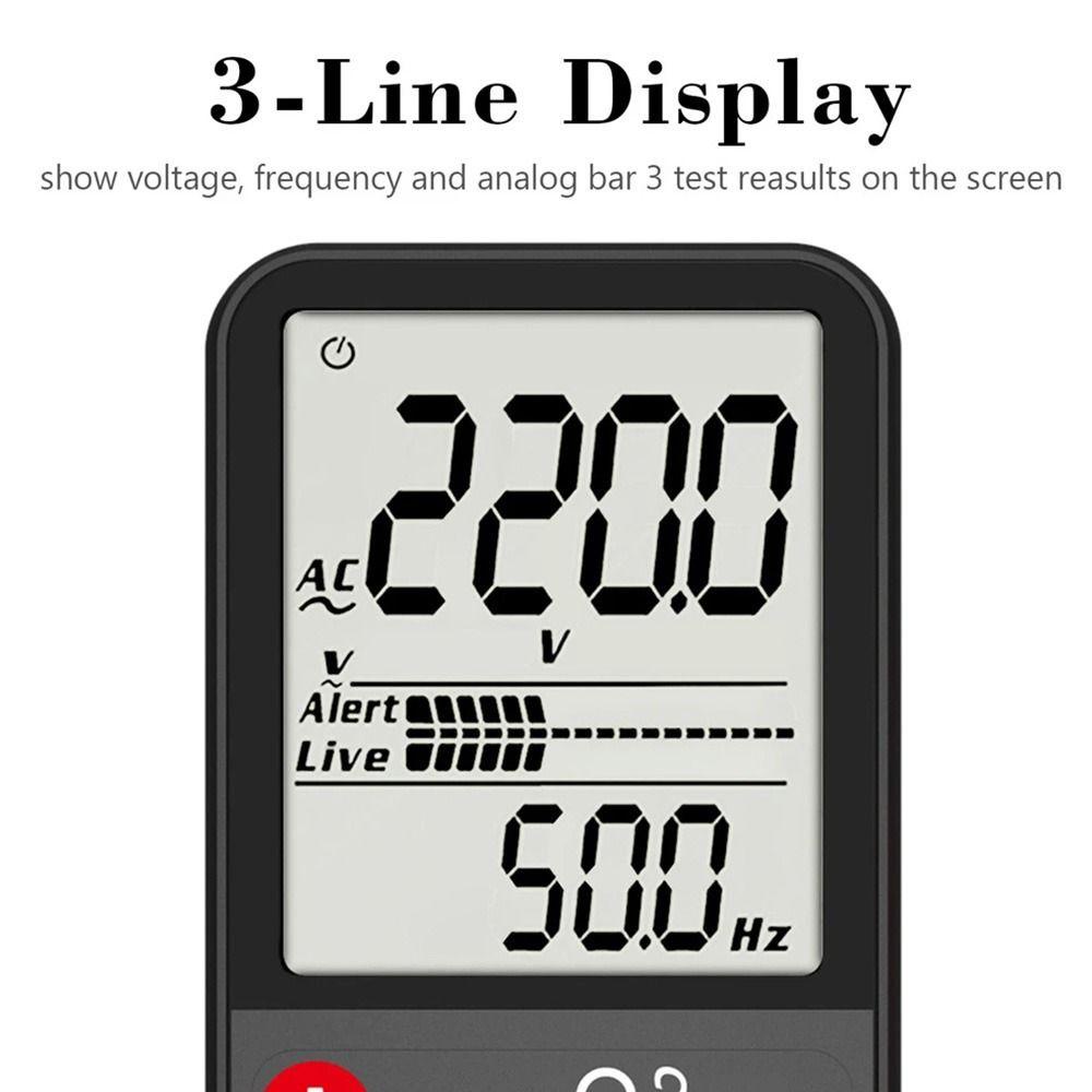 POPULAR Populer Digital Smart Multimeter Presisi Tinggi 6000digital DC AC Multi Tester Meter