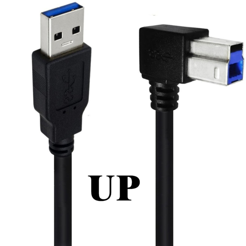 Kabel Printer btsg Elbow USB3.0 Kabel USB3.0, Kabel USB3.0 A Ke B Performa Tinggi Kabel USB3.0 A Ke B Kabel Data USB Co