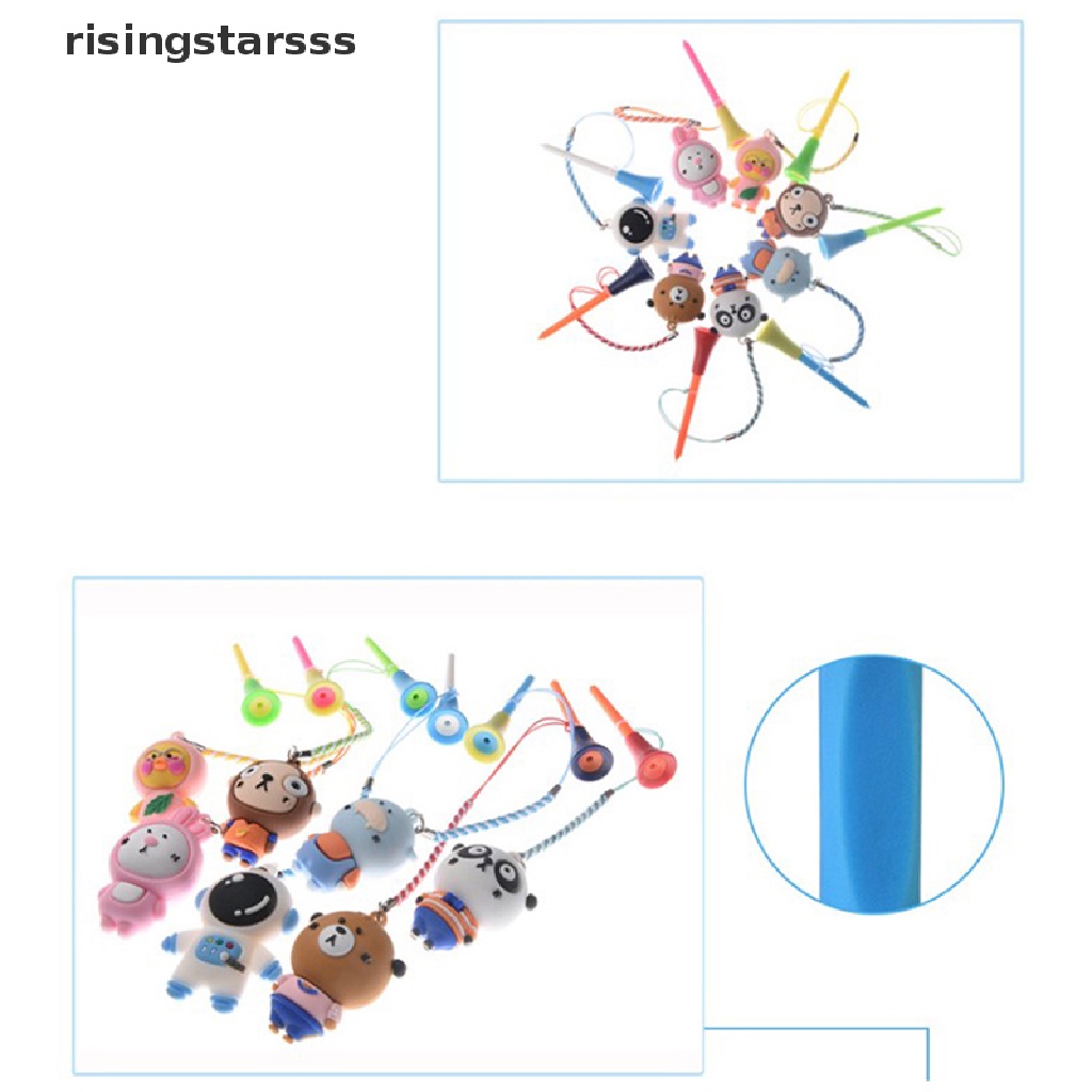 Rsid Span-new 1Pc TEE Karet Golf Dengan Tali Motif Kartun Mencegah Kerontokan Bola Golf Holder Jelly