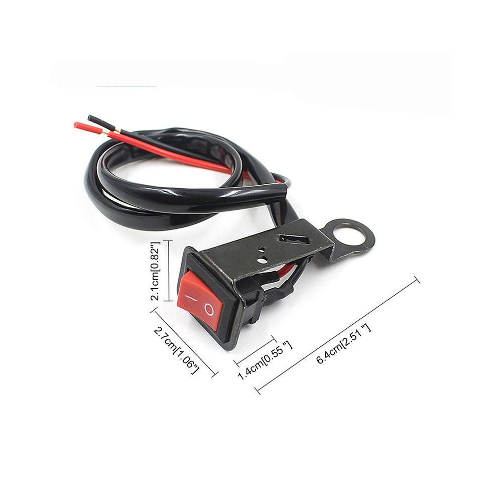 Top 3Pcs Saklar Stang Motor Scooter Universal Stang Refit Tombol Kontrol Lampu Moto Light Controller