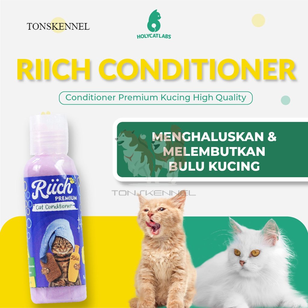 Shampoo Conditioner Kucing Riich Premium 100 ML Royal Care