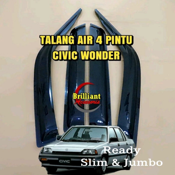 Talang Air 4 Pintu Slim - Honda Civic Wonder