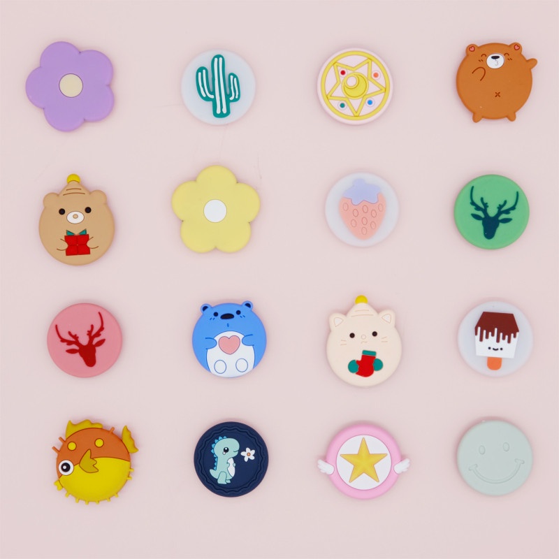 Kreatif Kartun Airbag Bracket Ditarik PVC Plastik Lembut 3D Dudukan Ponsel