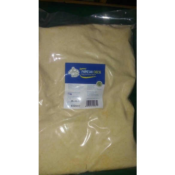 

Best Seller PARMESAN BUBUK GREEN VALLEY 1Kg