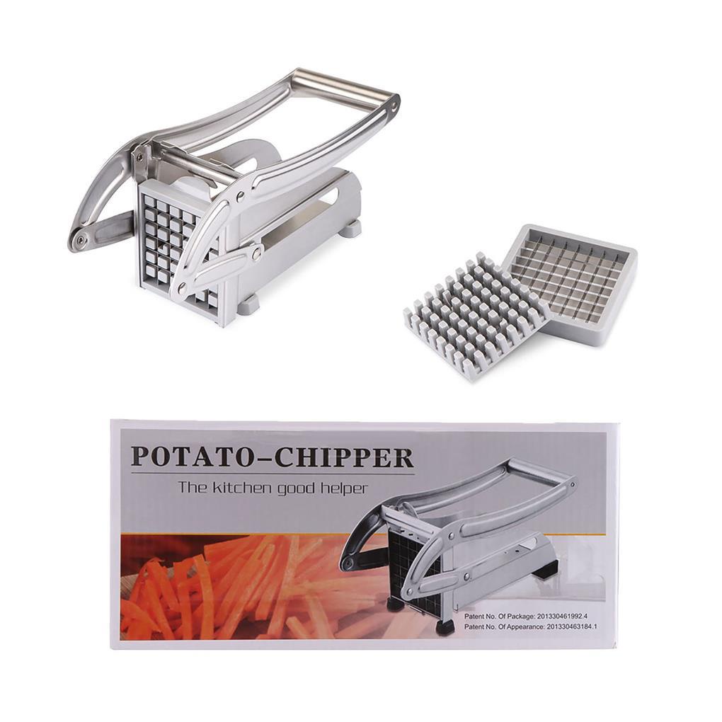 Cutter Strip Slicer Stainless Steel Pembagi Kentang Bawang Daun Bawang Sayur Crusher Grip Dapur Rumah Tangga Supply