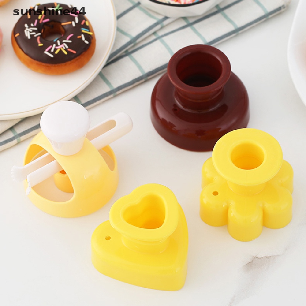 Sunshine DIY Kreatif Cetakan Donat Donuts Cooking Cutter Desserts Bread Cutg Maker ID