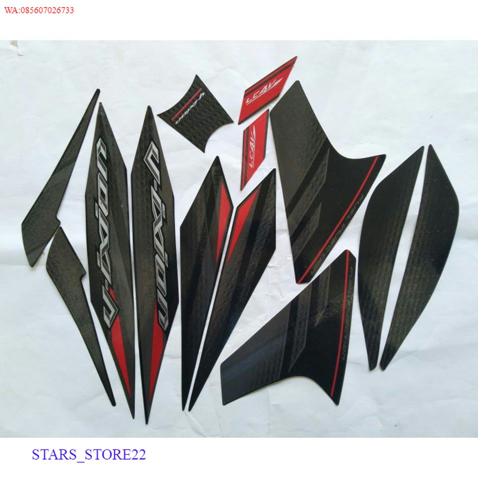 (ORI) stiker striping yamaha vixion new 2014 KUALITAS ORIGINAL PABRIK