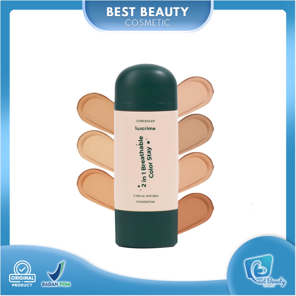 ★ BB ★ Luxcrime 2in1 Breathable Color Stay Foundation &amp; Concealer