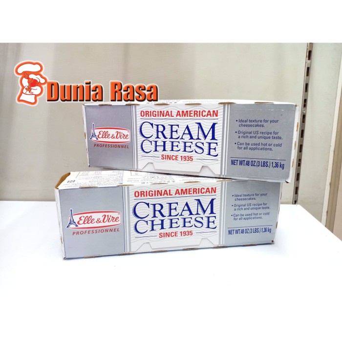 

Elle & Vire Cream Cheese 1,360kg ( Gojek/Grab Only )