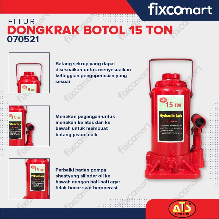 ATS Dongkrak Botol 2 TON