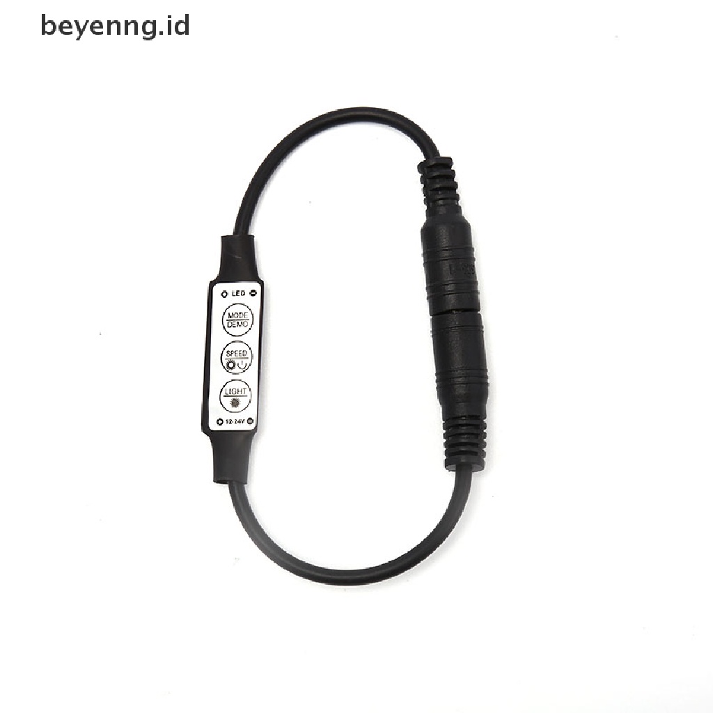 Beyen DC12-24V 6A 3tombol Mini Led Dimmer Controller 72W Dengan Konektor DC male female ID