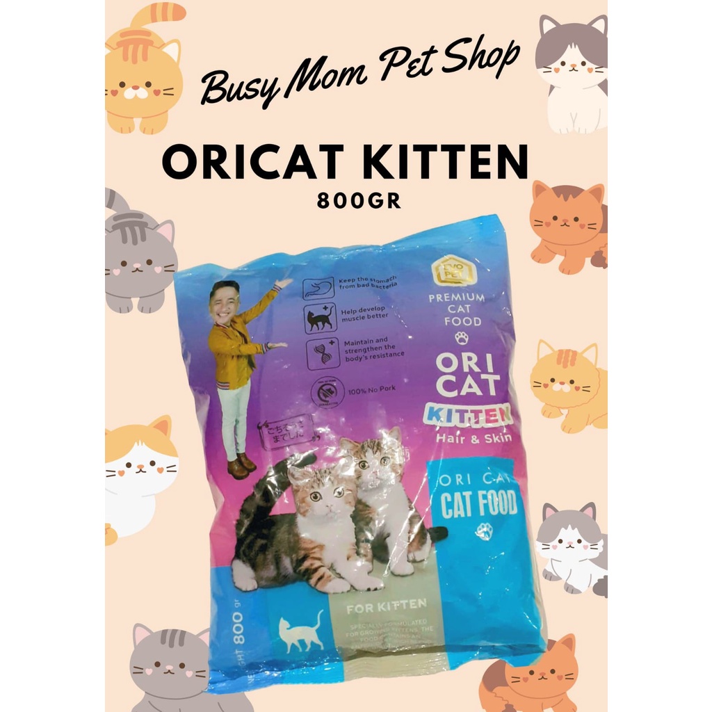 Ori Cat Kitten Cat Food Fresh Pack 800 gr