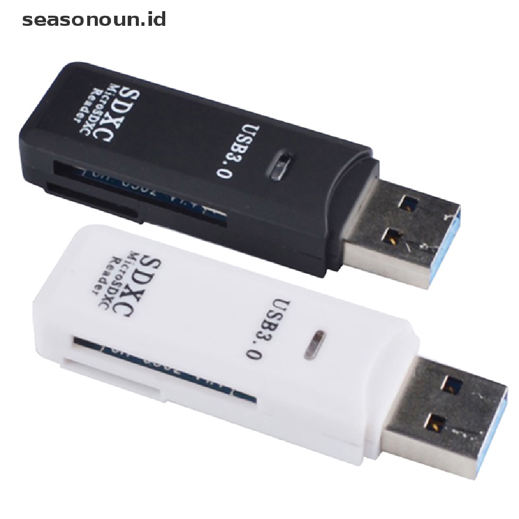 Seasonoun USB 3.0 Memory Reader Micro TF SD Card Reader Flash Drive Penulis Kecepatan Tinggi.