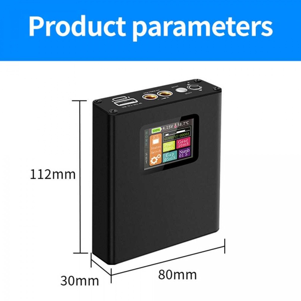 Mesin Las Mini Portable Rechargeable Welding Machine 30 Gear 0.25mm