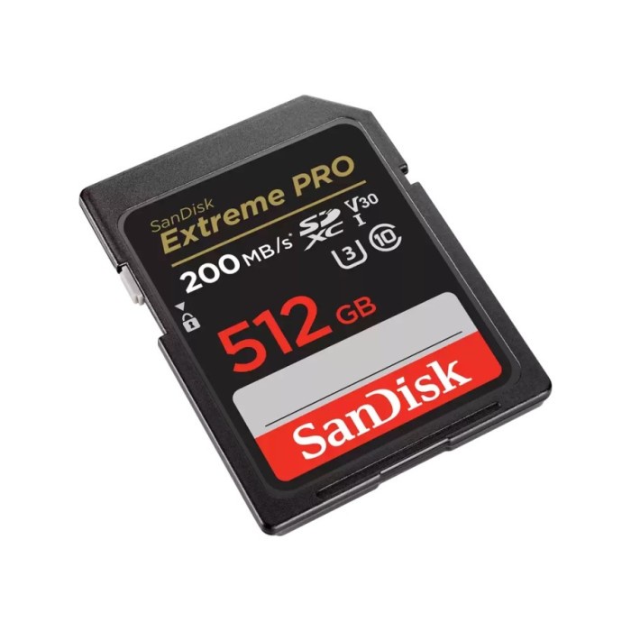 SanDisk Extreme Pro SDXC / SD Card 512Gb 200MBps